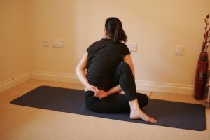 Ardha Matsyendrasana - Yoga Asana Meia Pose do Peixe Ardha Matsyendrasana - Yoga Asana Meia Pose do Peixe