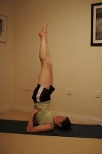 Shoulderstand Yoga Pose