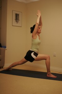 Warrior I Yoga Pose - Virabhadrasana I