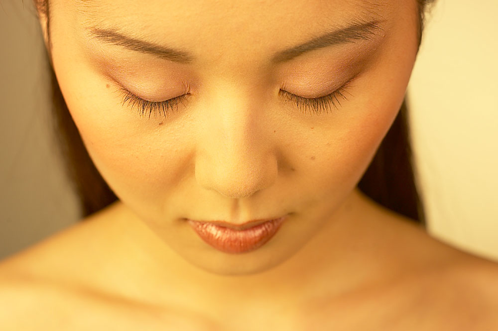 Chinese Woman meditating