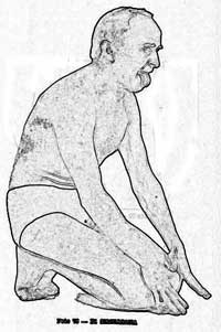 Simhasana (Lion posture)