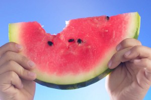 Slice of watermelon