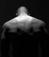 Strong Muscular Male Back