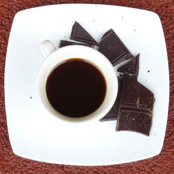 Yelena Isinbayeva chocolate and coffee